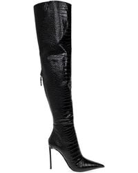 Tom Ford - 'Vertigo' Leather Heeled Knee-High Boots - Lyst