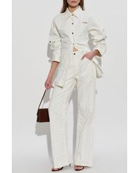 Off-White c/o Virgil Abloh - Jeans With Monogram - Lyst