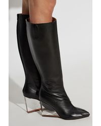 Maison Margiela - Wedge Heel Boots "Tabi Plexi Claw" - Lyst