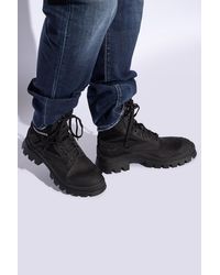 DSquared² - Lace-Up Platform Ankle Boots - Lyst