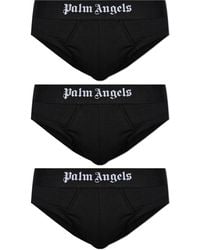 Palm Angels - Three-Pack Of Briefs With Logo - Lyst