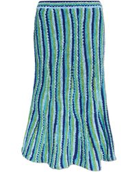 Tory Burch - Skirt With Decorative Weave - Lyst