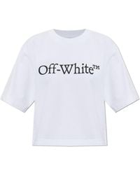 Off-White c/o Virgil Abloh - Short Loose-Fit T-Shirt - Lyst