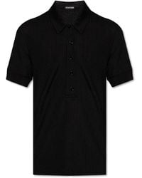 Tom Ford - Ribbed Polo Shirt, - Lyst