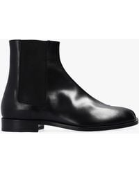 Maison Margiela - Tabi Polished Leather Chelsea - Lyst