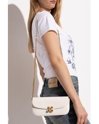 McQueen - Shoulder Bag "Skull Flower Small" - Lyst