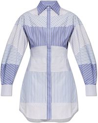 Moschino - Dress With A Stripe Pattern - Lyst