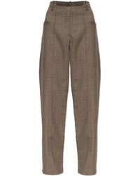 Ganni - Creased Trousers - Lyst