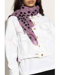 Moschino - Polka Dot Pattern Scarf - Lyst