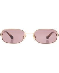 Etro - Sunglasses With A Slim-Tone Metal Frame - Lyst