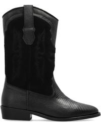 Zadig & Voltaire - 'Tex Western Wild' Ankle Boots - Lyst