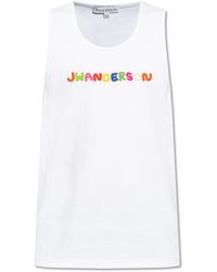 JW Anderson - Logo-embroidered Top, - Lyst