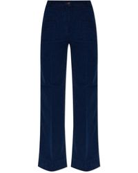 Victoria Beckham - Corduroy Trousers - Lyst