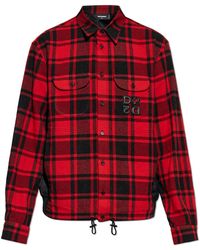 DSquared² - Checked Pattern Shirt - Lyst