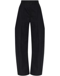 MM6 by Maison Margiela - Wide-Leg Trousers - Lyst