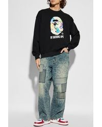 A Bathing Ape - Sweatshirt With Logo - Lyst