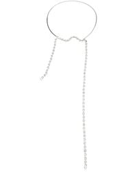MM6 by Maison Margiela - Choker With Shimmering Crystals - Lyst