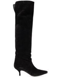 Paris Texas - 'Rose' Over-The-Knee Heeled Boots - Lyst