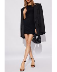 T By Alexander Wang - Mini Dress With Logo, - Lyst