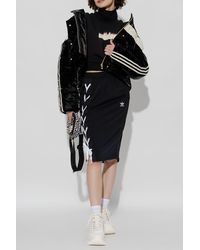 adidas Originals Puffer Jacket With Standing Collar - Black