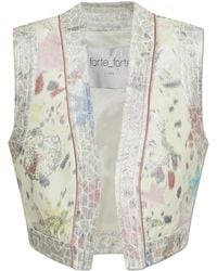 forte_forte - Vest With Lurex Thread - Lyst