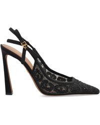 Dolce & Gabbana - High Heel Shoes With Shimmering Crystals - Lyst
