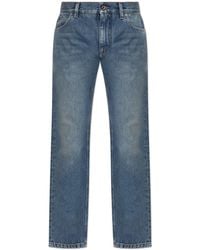 Dolce & Gabbana - Jeans With Slightly Tapered Legs - Lyst