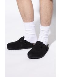 Birkenstock - Boston Vl/Shearling Mules - Lyst