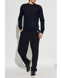Giorgio Armani - Thin Wool Sweater - Lyst
