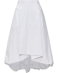 Moschino - Asymmetric Skirt With Striped Pattern - Lyst
