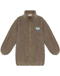 American Vintage - Fleece With Logo Patch - Lyst