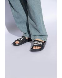 KENZO - Rubber Slides With Logo, - Lyst