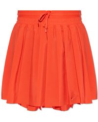 Nike - Pleated Skirt With Embroidered Logo - Lyst