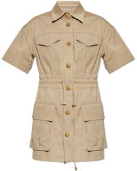 Balmain - Short Dress With Pockets - Lyst