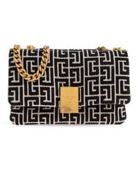 Balmain - Shoulder Bag '1945 Soft Small' - Lyst