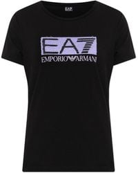 EA7 - T-Shirt With Logo - Lyst