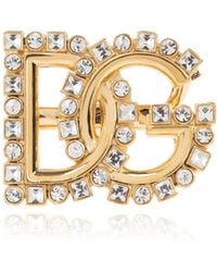 Dolce & Gabbana - Ring With Shimmering Crystals - Lyst