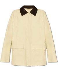 TOTEME - Jacket With Collar - Lyst
