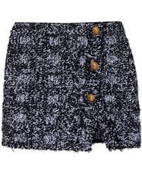 Balmain - Skirt With Lurex Thread - Lyst