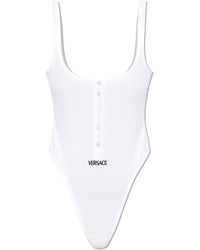 Versace - Bodysuit With Straps - Lyst