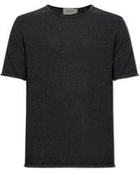 American Vintage - T-Shirt With Raw Edges - Lyst