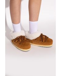 Moon Boot - Mb Evx Mule Suede Shoes - Lyst