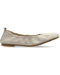 Burberry - Ballet Flats With A Round Toe - Lyst