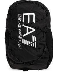 EA7 - Backpack With Printed Logo - Lyst