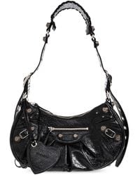 Balenciaga - Le Cagole Xs Leather Shoulder Bag - Lyst