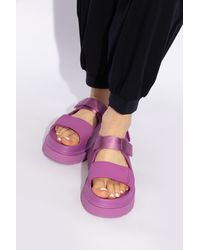 UGG - 'goldenglow' Platform Sandals, - Lyst