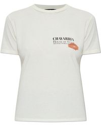 Willy Chavarria - Cotton T-Shirt 'Total Transformation Ringe' - Lyst