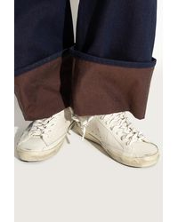 Golden Goose - Super-Star Classic Sports Shoes With List - Lyst
