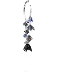 Isabel Marant - Single Earring With Shimmering Crystals - Lyst