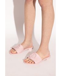 Moncler - Slides With Logo - Lyst
